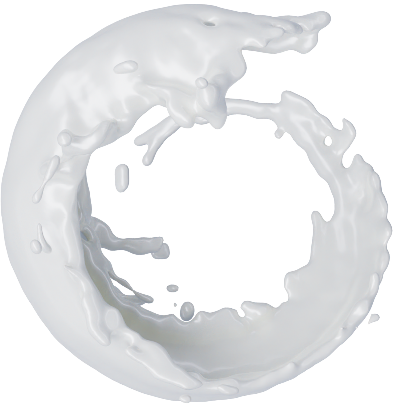 Background milk splash